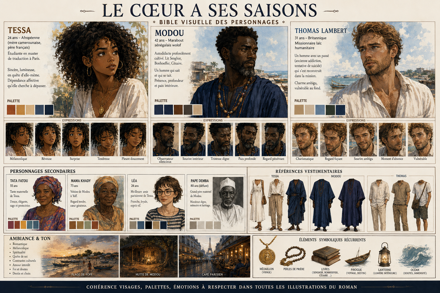 Les acteurs du roman